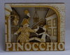 3D-Holzschnitt, Magnet, Geschichte Pinocchio - Polizist